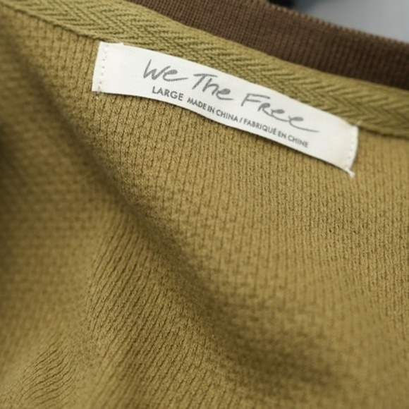 NWT FREE PEOPLE Mikah Layering Cuff Top SZ:L - Picture 8 of 11